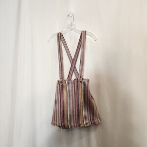 URBAN OUTFITTERS UO Bellamy Geo Striped Red Multi Knit Skirtall Jumper Junior SP